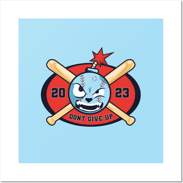 BASE BALL BOMB Wall Art by SlaughterSlash